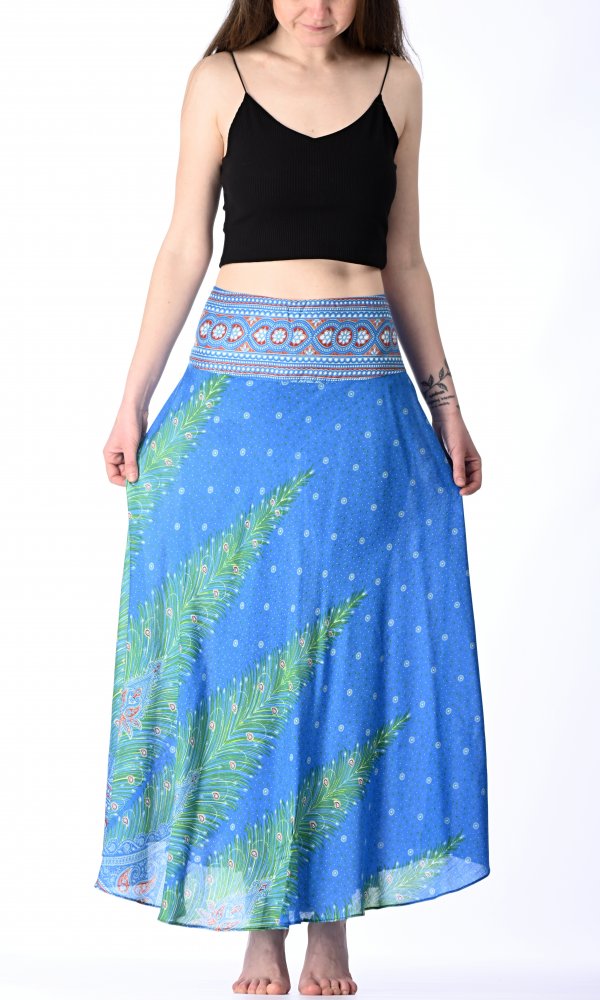 dlouha-sukne-peacock-tyrkysova-p02924